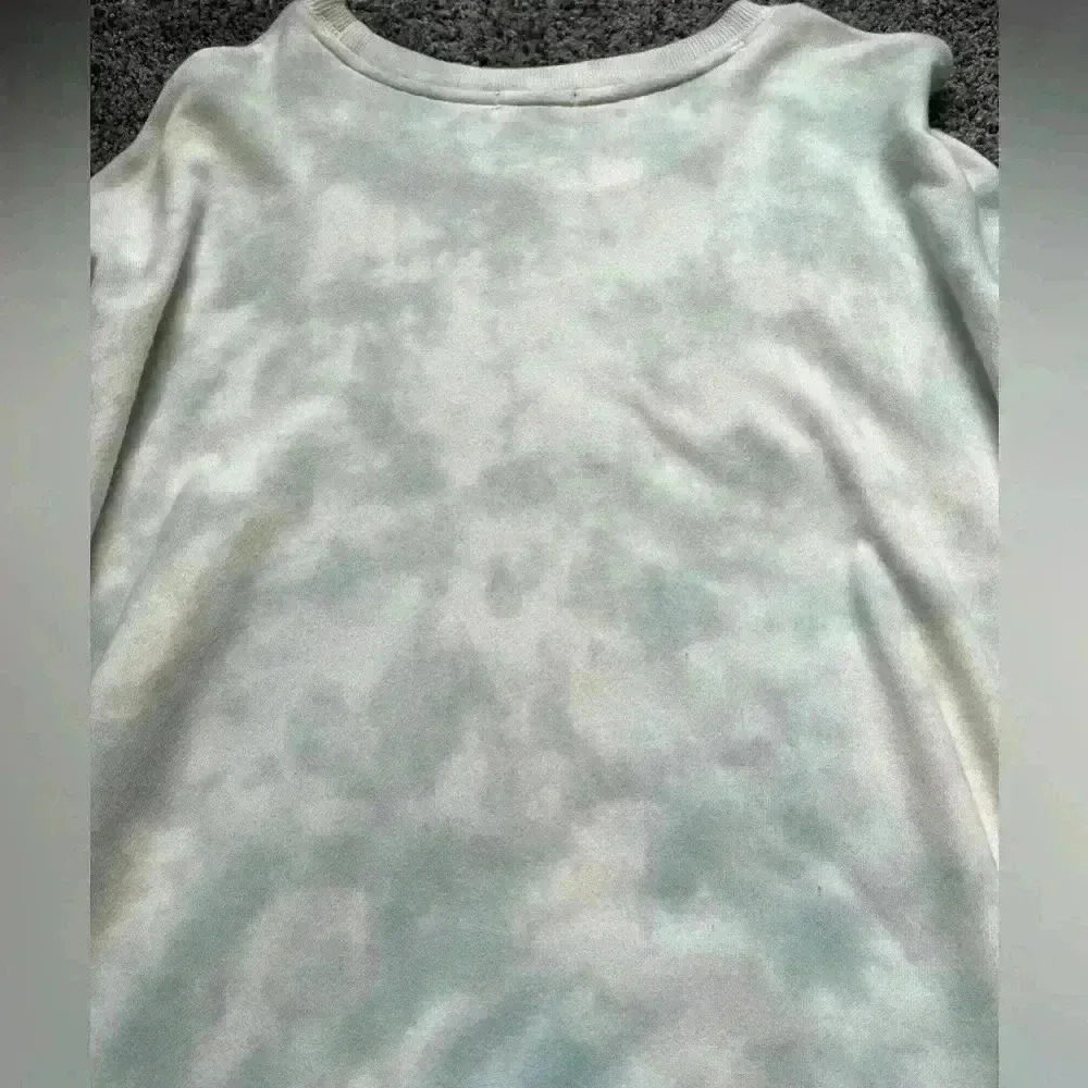 Rails Ramona Tie Dye Sweatshirt Crew Neck Terrycloth Pullover Light Blue XXL 2X - Picture 5 of 5